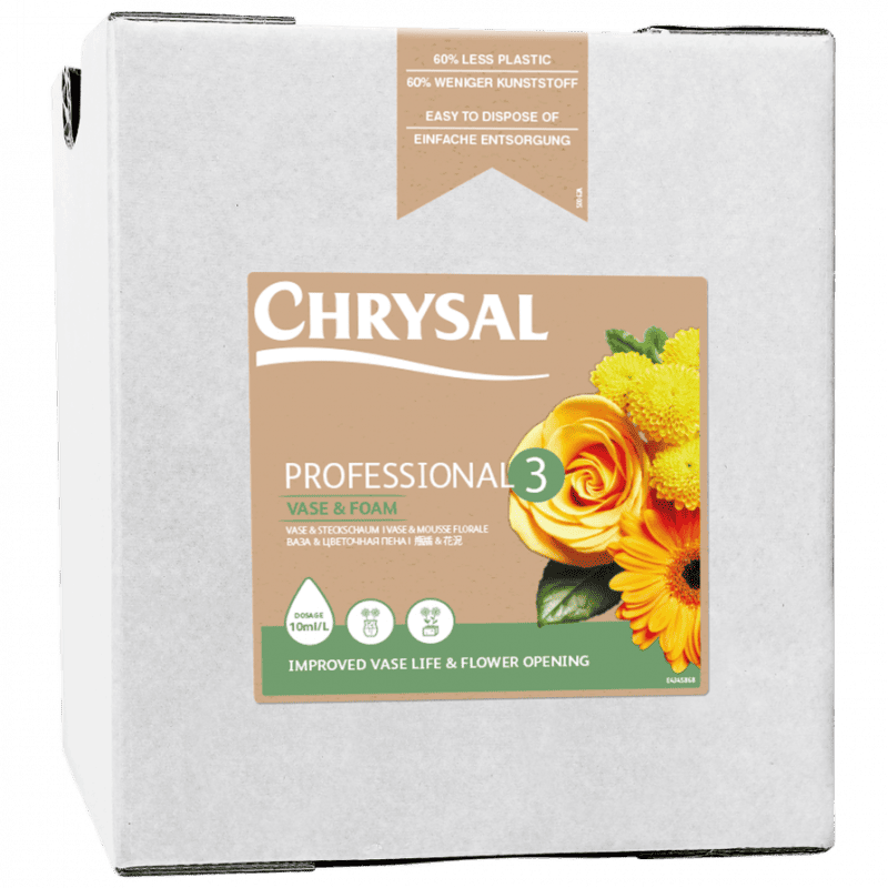 Chrysal Professional 3 - bidon de 10L - soin des plantes