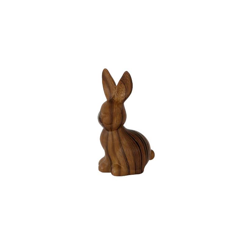 Décoration Lapin effet bois