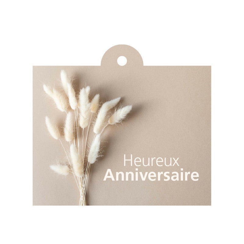 Carte message anniversaire grossiste fleuriste