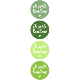 Etiquettes message fournisseur fleuriste