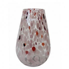 Vase en verre moucheté - Grossiste fleuriste déco tendance design
