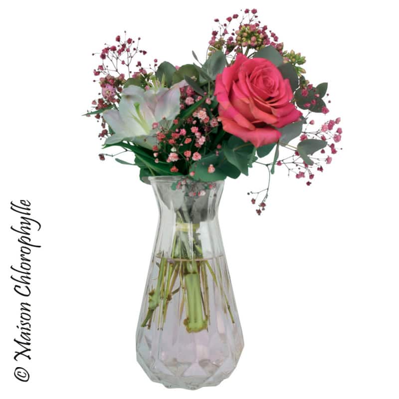 Vase "Grace" verrerie contenant fleuriste