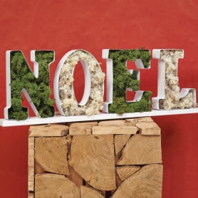 Lettres en métal NOEL à poser