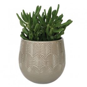 Cache pot motifs contenant céramique fleuriste