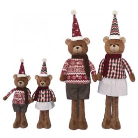 Oursons de Noël assortis Dainy  - 2 Tailles