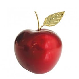Pomme en céramique - Décoration de Noël - Renaud Distribution - Fournisseur fleuriste