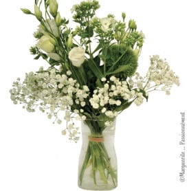 Assortiment vases transparent contenant fleuriste