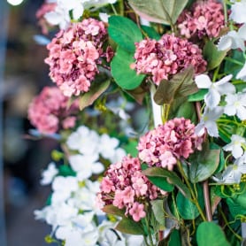 Chute Hortensia Izia grossiste fleurs artificielles