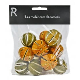 Assortiment mini oranges décoration sec grossiste fleuriste