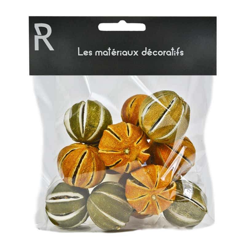 Assortiment mini oranges décoration sec grossiste fleuriste Assortiment mini oranges décoration sec grossiste fleuriste