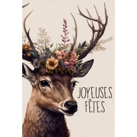 Coffret cartes "Joyeuses fêtes" noël grossiste fleuriste