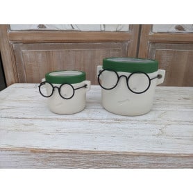 Pot fantaisie céramique motifs Harry lunettes grossiste