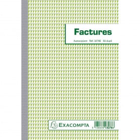 carnet factures A5 fournitures grossîtes professionnels