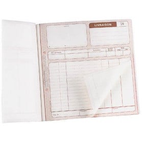 Carnet de bon de commande professionnel grossiste