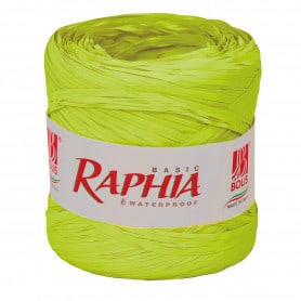 Raphia synthétique bicolore - 6 coloris - 200m