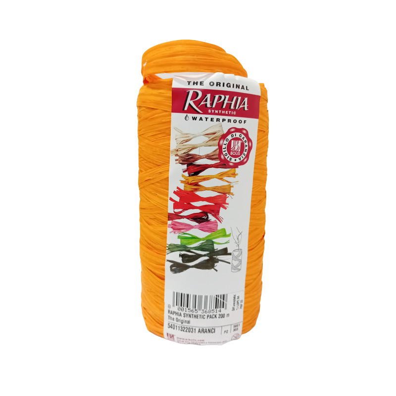 Raphia synthétique plusieurs couleurs