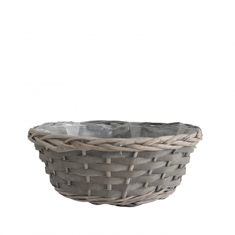 Coupe ronde tressée contenant vannerie grossiste fleuriste Coupe ronde tressée contenant vannerie grossiste fleuriste