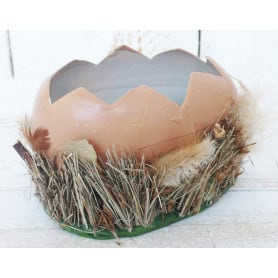 Œuf sur nid décoration grossiste fleuriste