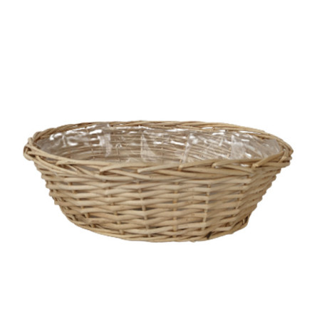 Coupe ovale en osier 2 tailles - Savik