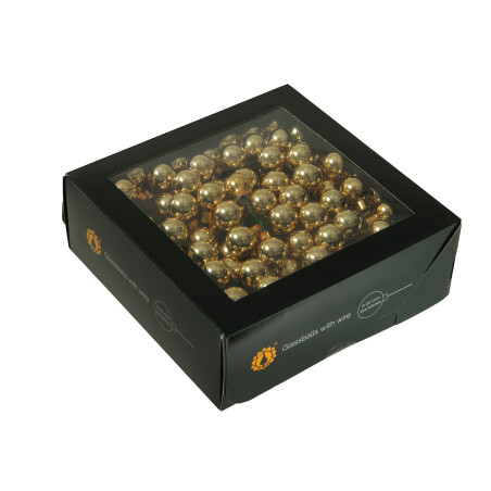 Boules en verre sur pic décoration noël grossiste