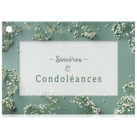 Sachet de 10 cartes fleurs...