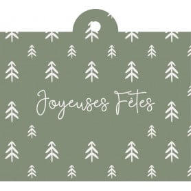 Carte et enveloppes joyeuses fêtes emballage grossiste