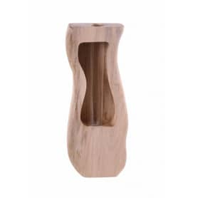 Eprouvette sur son support en bois Boly D. 10 x 4cm x H. 26cm