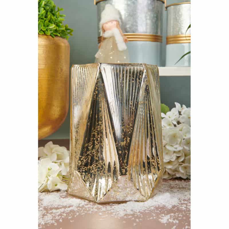 Vase multiface contenant en verre grossiste fleuriste