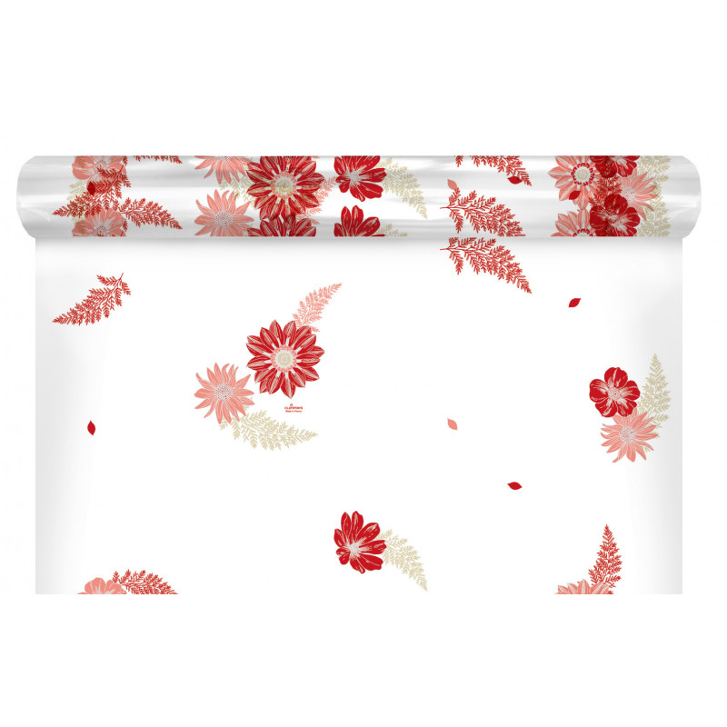 Papier imprimé motifs fleurs emballage grossiste fleuriste