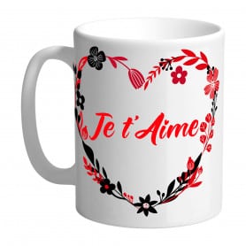 Mug "Je t'aime"  tasse amours saint valentin