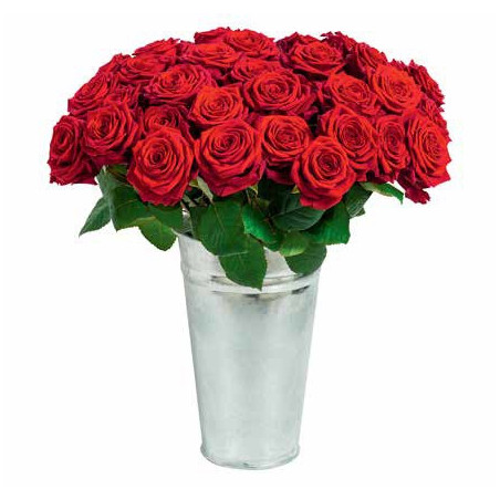 Vase zinc conique naturel Erna- grossiste fleuriste