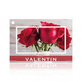 Cartes brillante saint valentin emballage grossiste fleuriste