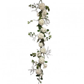 Guirlande hortensia artificielle décoration grossiste
