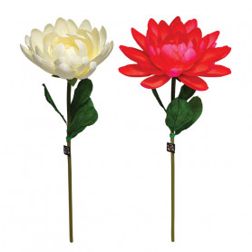 Lotus géants artificiels tergal décoration grossiste