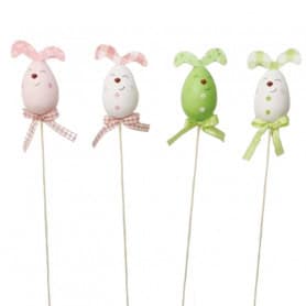 Pics pâques lapins printemps décoratifs grossiste