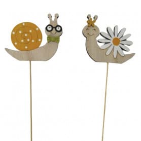 Pics escargots printemps décoration grossiste