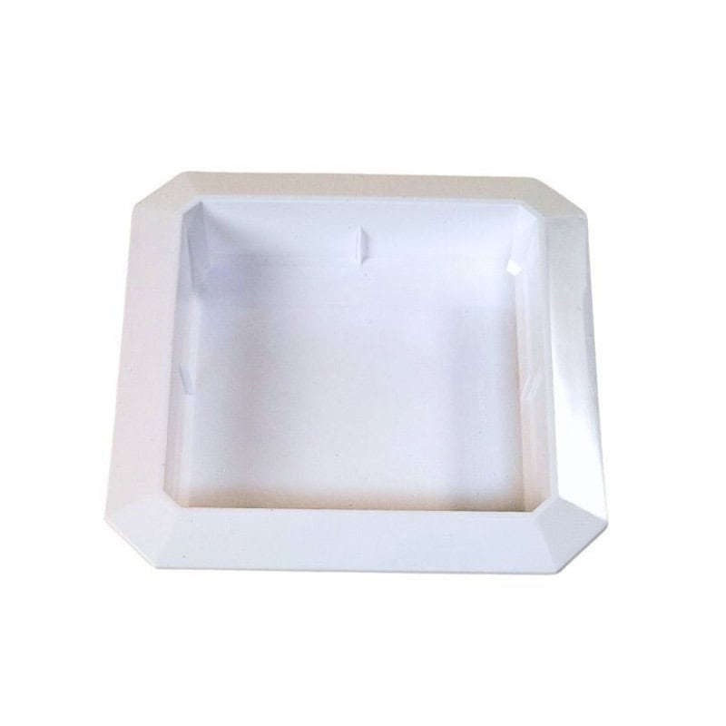 Coupe plastique carrée Alan - 26x26cm - grossiste fleuriste