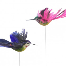 12 oiseaux à piquer - Grossiste fleuriste décoration matériel mariage