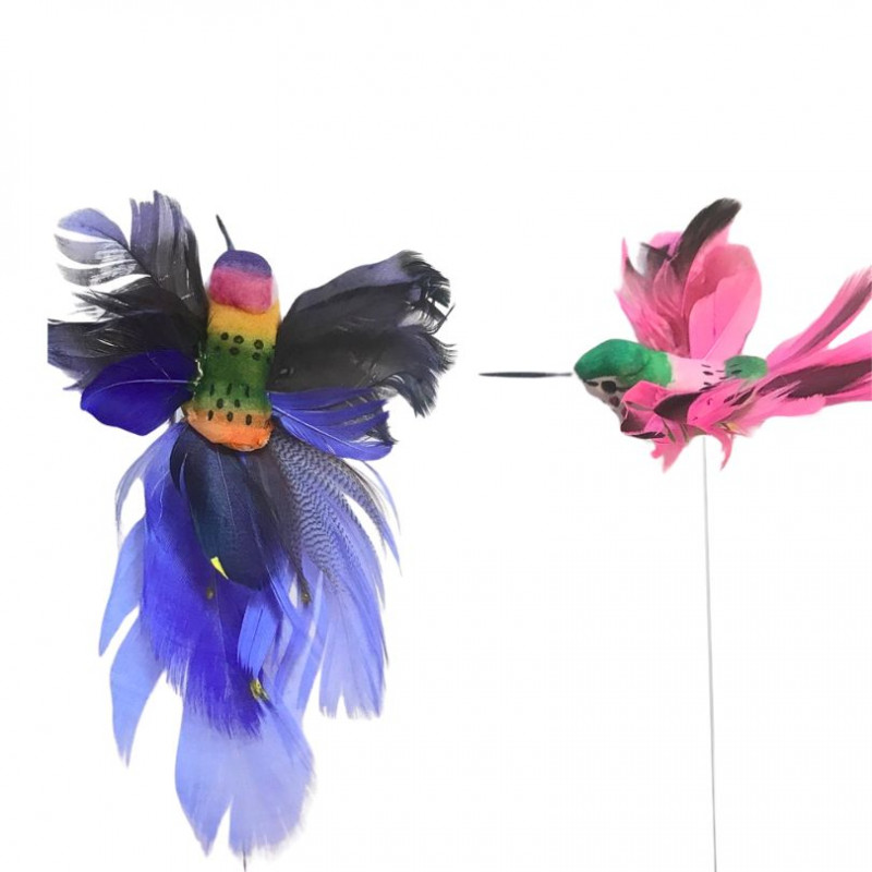 12 oiseaux à piquer - Grossiste fleuriste décoration matériel mariage