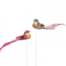 12 oiseaux à piquer - Grossiste pour fleuriste déco mariage design