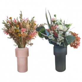 Vase en verre avec couronne - Grossiste fleuriste décoration tendance