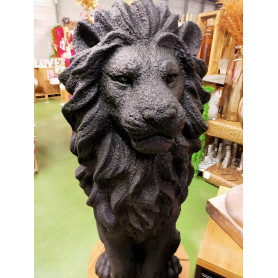 Lion en résine décoration à poser 2 tailles grossiste