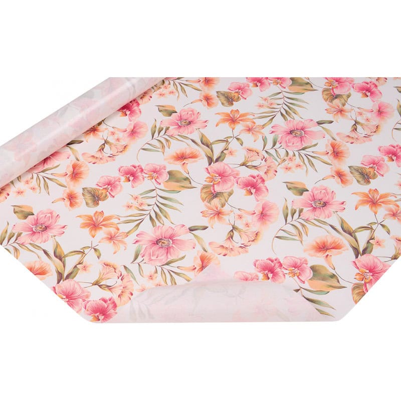 Papier kraft motif fleurs emballage printemps grossiste Papier kraft motif fleurs emballage printemps grossiste