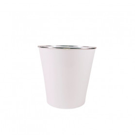 Pot rond zinc bague plusieurs tailles - grossiste pot de fleurs