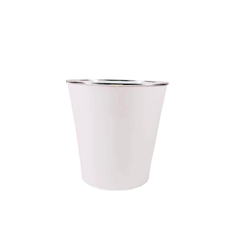 Pot rond zinc bague plusieurs tailles - grossiste pot de fleurs Pot rond zinc bague plusieurs tailles - grossiste pot de fleurs