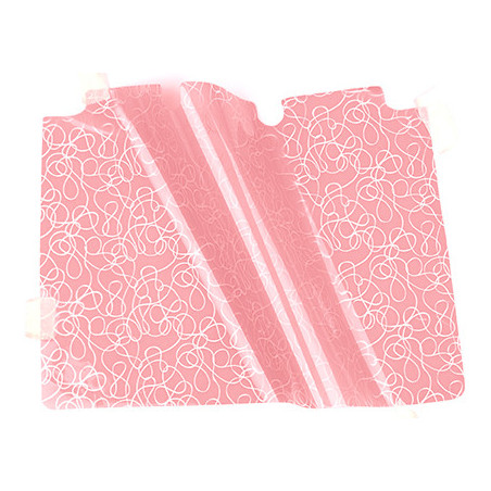 Papier imprimé "boucles" L. 40 M x l. 80 cm - Plusieurs couleurs