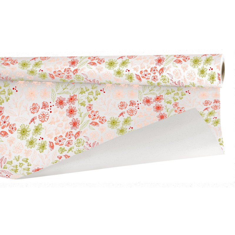 Papier betterave imprimé emballage printemps