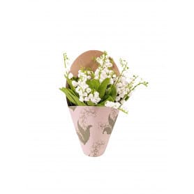 Cache pot kraft muguet emballage equinoxe grossiste