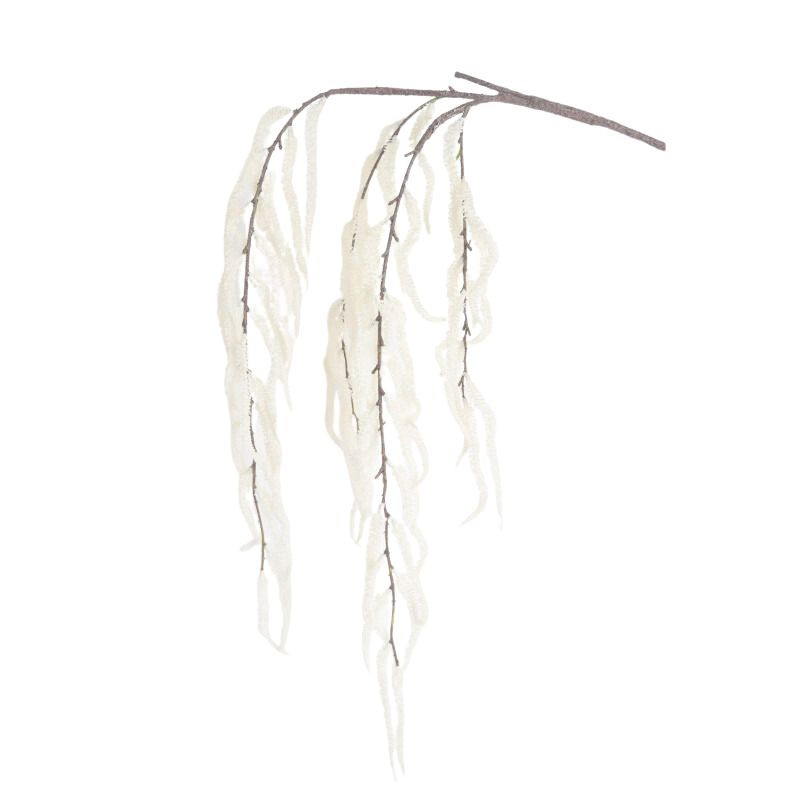 Branche amaranthe blanche artificielle tergal décoration grossiste