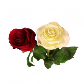 Rose artificielle 49cm décoration fleuriste
